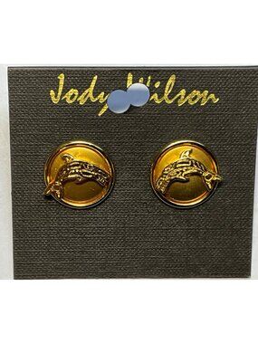 Jody Wilson First Nations Coast Salish Orca Earrings Pierced